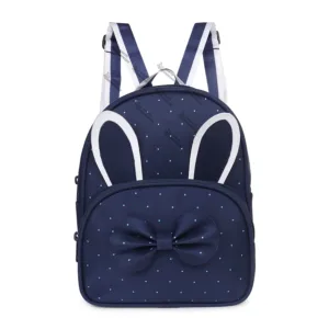Blue Bow Ear Backpack Bag