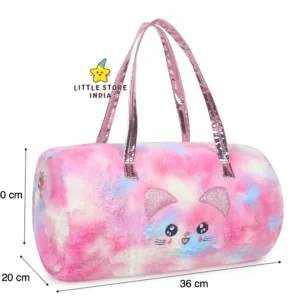 Kitty_Fur_Duffle_Bag