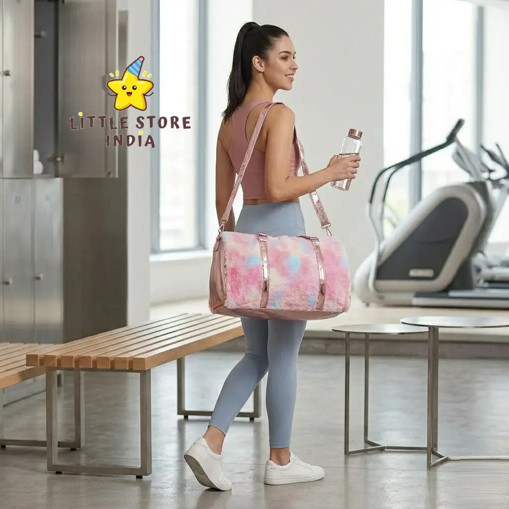 Rainbow Fur Duffle Rainbow Fur Duffle