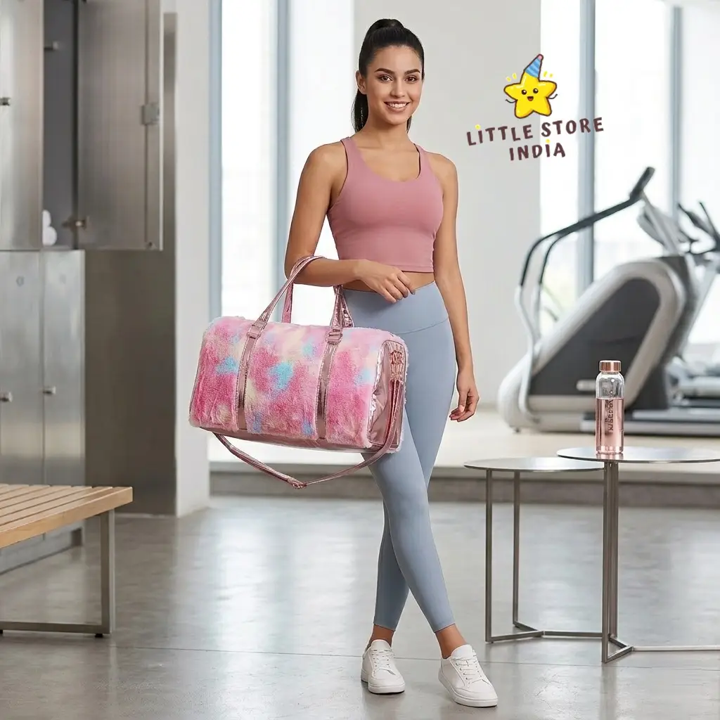 Rainbow Fur Duffle Rainbow Fur Duffle