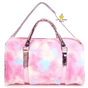 Rainbow Fur Duffle