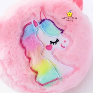 Pink Round Fur Sling